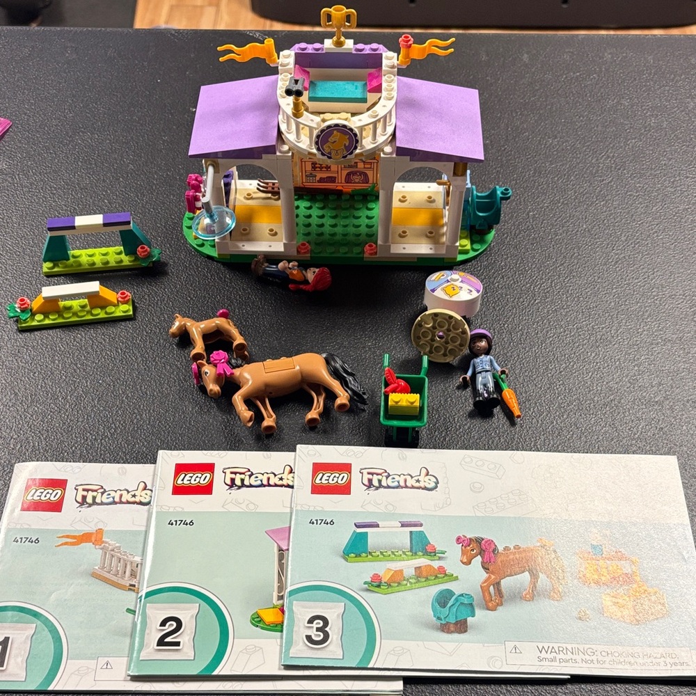 LEGO Friends Horse Stable Set - Purple, Green, and Orange